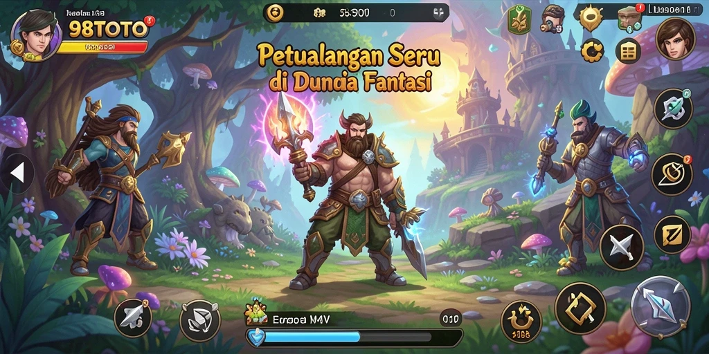 Gameplay seru dalam dunia petualangan yang menakjubkan.