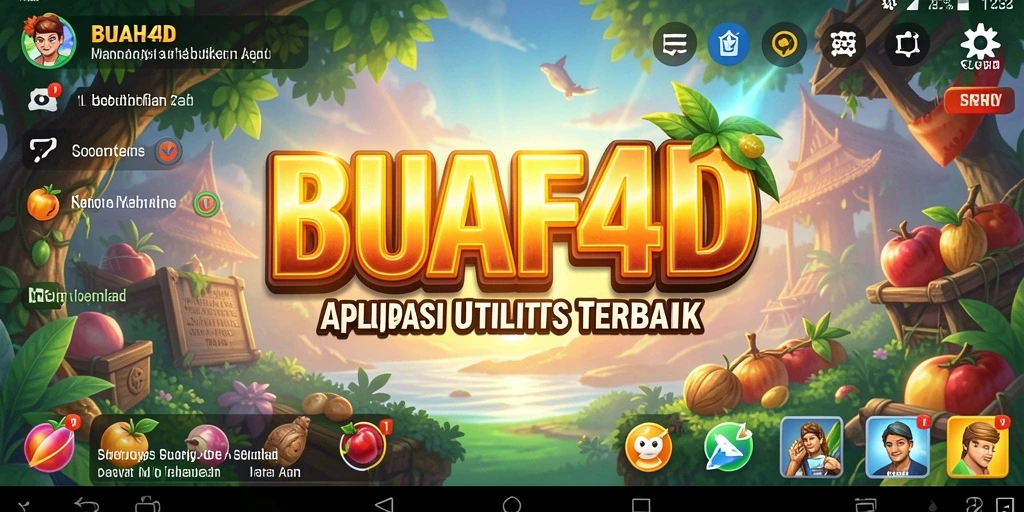Tampilan antarmuka BUAH4D yang user-friendly dan intuitif.