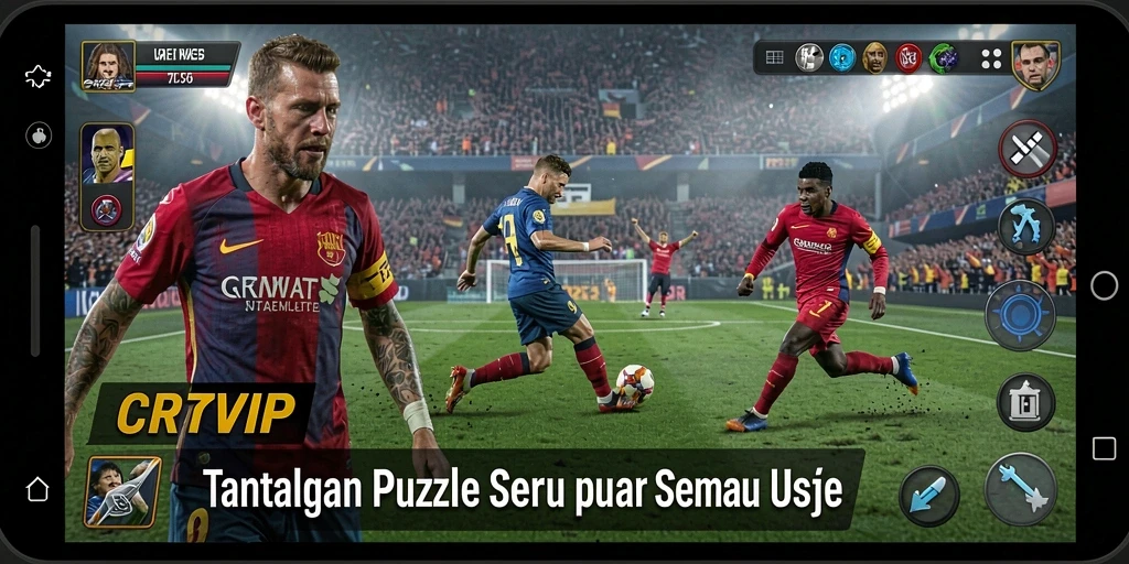Tampilan gameplay seru dan menantang dari CR7VIP.