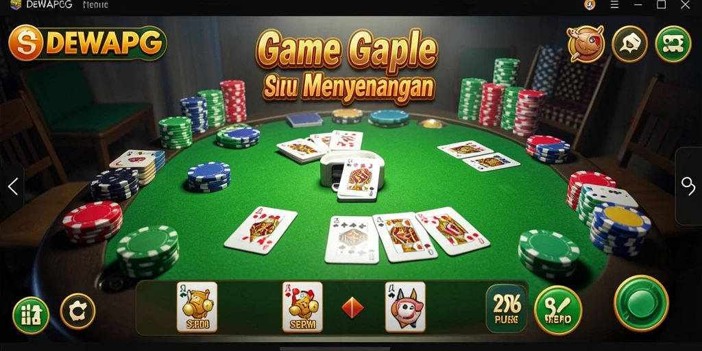Tampilan gameplay seru DEWAPG dengan antarmuka menarik.