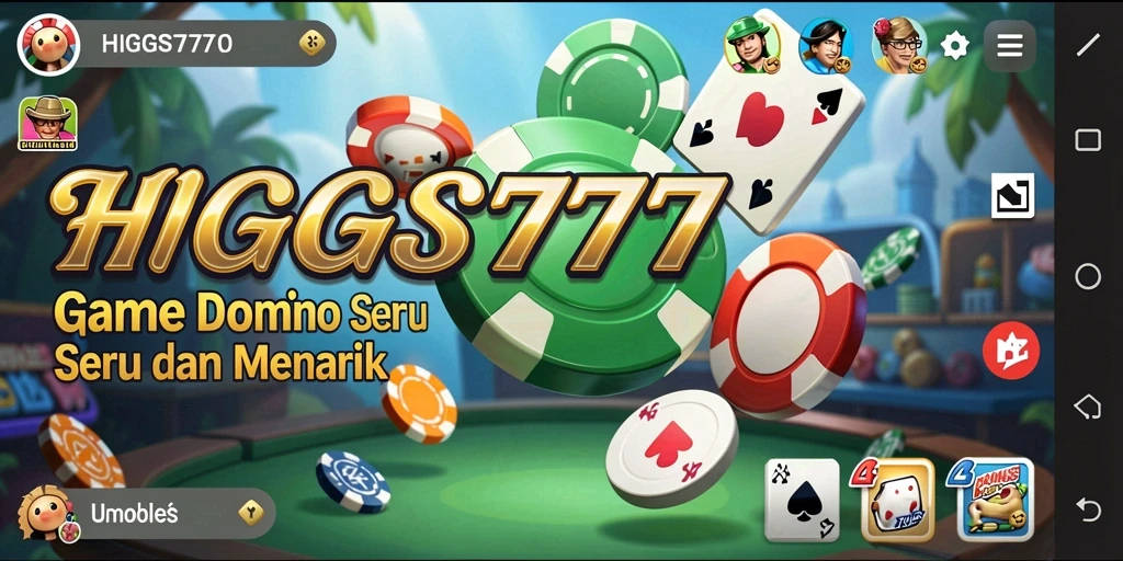 Tampilan gameplay HIGGS777 yang seru dan menegangkan.