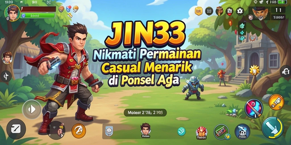 Tangkapan layar utama menunjukkan gameplay menyenangkan dari JIN33.