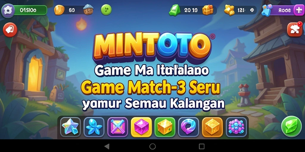 Tampilan gameplay MINTOTO yang seru dan penuh warna.