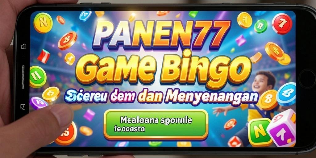Tampilan gameplay seru saat bermain Bingo di PANEN77.