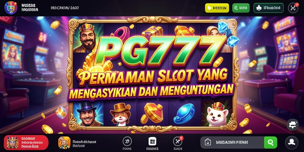 Screenshot gameplay PG777 menunjukkan keseruan bermain slot dengan grafik atraktif.