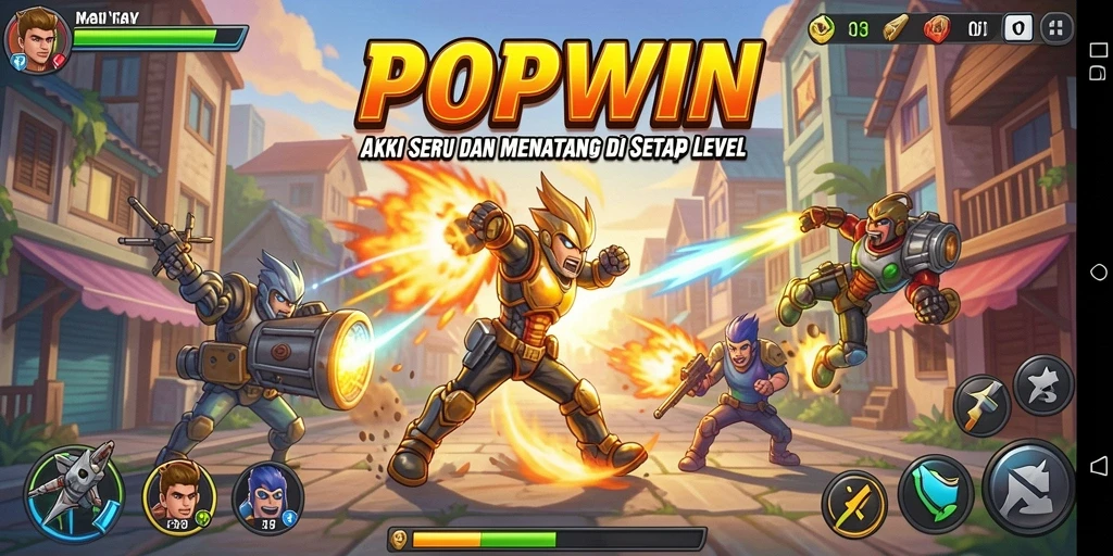 Tampilan gameplay menegangkan dengan aksi yang mendebarkan.