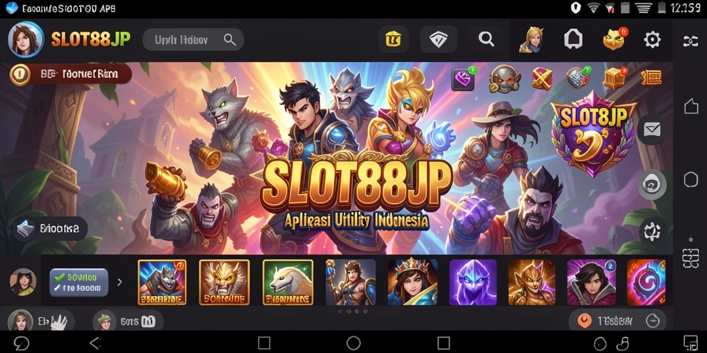 Screenshot gameplay SLOT88JP yang menunjukkan antarmuka user-friendly.