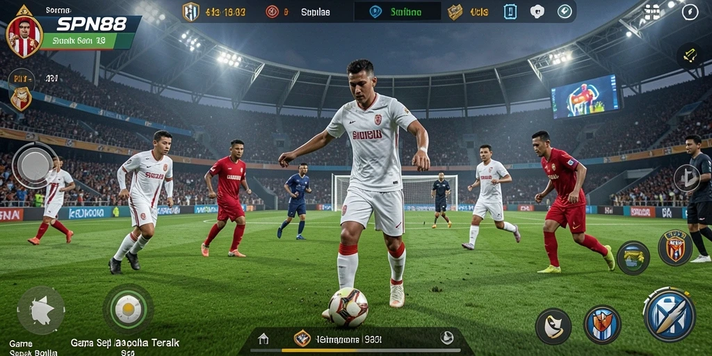 Gameplay mendebarkan dalam SPN88 dengan grafis sepak bola luar biasa.