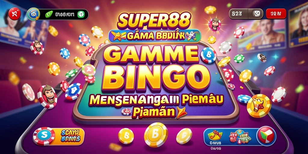 Screenshot utama SUPER88 menampilkan keseruan gameplay Bingo.