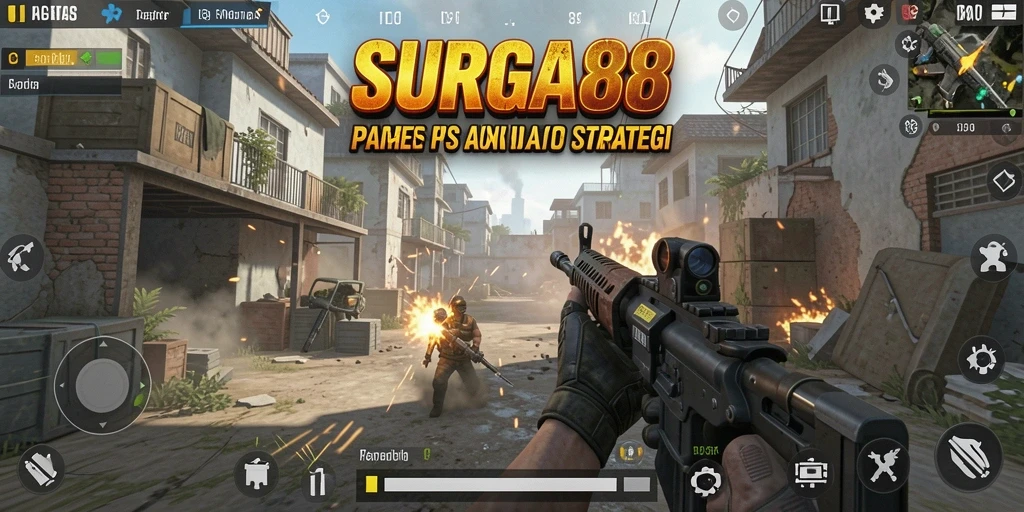 Gameplay seru dalam SURGA88 dengan aksi tembak-menembak yang mendebarkan.