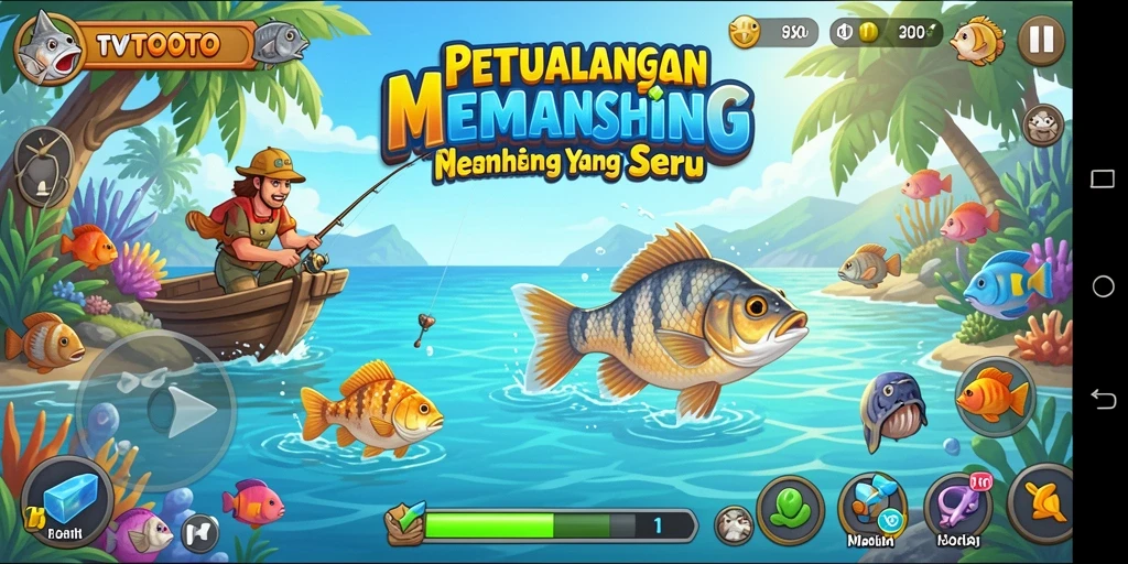 Gameplay memancing seru dengan grafis memukau di TVTOTO.