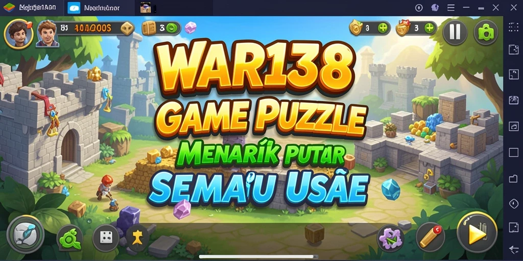 Tampilan gameplay menarik dari WAR138 dengan teka-teki seru.