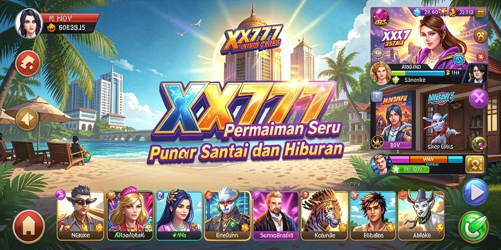 Screenshot dari gameplay menarik XXX777 yang menunjukkan karakter beraksi.