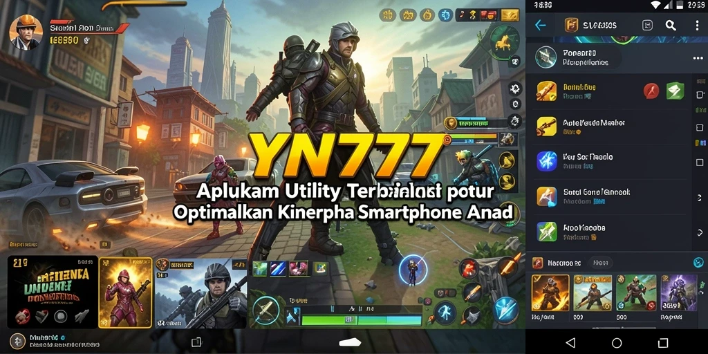 Tampilan antarmuka YN777 yang menarik dan mudah dinavigasi.